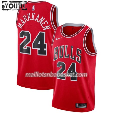 Maillot Enfant Chicago Bulls Lauri Markkanen 24 2019-20 Nike Icon Edition Swingman